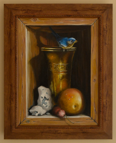 Malerei mit dem Titel "Blende" von Artem Lozhkin, Original-Kunstwerk, Öl