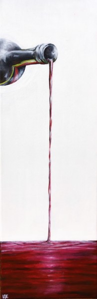 Schilderij getiteld "Décantation" door Laetitia Piazzoli, Origineel Kunstwerk, Acryl Gemonteerd op Frame voor houten brancard