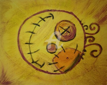 Peinture intitulée "Voodoo smile" par Tilaë, Œuvre d'art originale, Acrylique