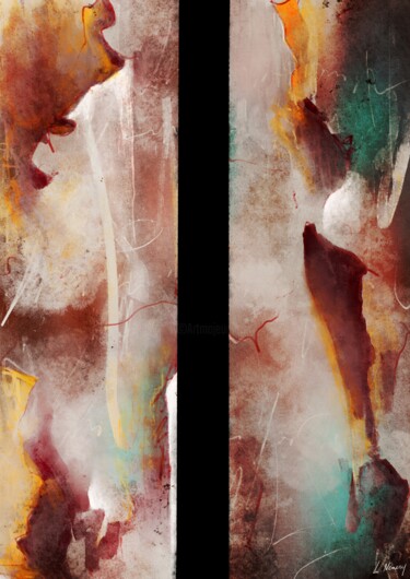 Digital Arts titled "Danse" by Laetitia Nemery, Original Artwork, Digital Painting