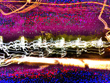 Digitale Kunst getiteld "Lumières dansantes" door Laëtitia Payet (Lëty Création), Origineel Kunstwerk, Light Painting