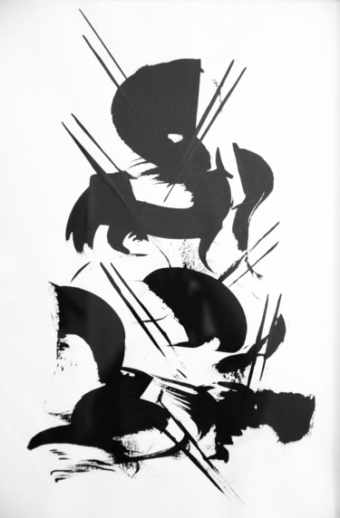 Painting titled "Victoires et sacrif…" by Laëtitia Payet (Lëty Création), Original Artwork, Ink