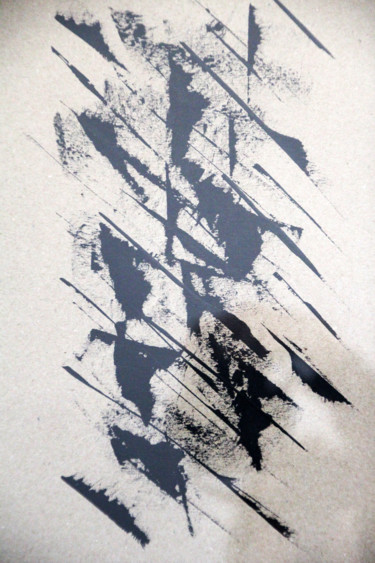 Painting titled "Vents contraires 02" by Laëtitia Payet (Lëty Création), Original Artwork, Ink