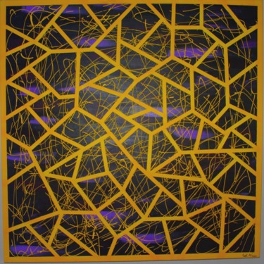 Ζωγραφική με τίτλο "abstraction06" από Cédric Colin, Αυθεντικά έργα τέχνης, Ακρυλικό
