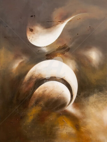 Peinture intitulée "Ombre & Lumière" par Laetitia Guillon, Œuvre d'art originale