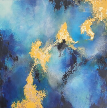 Peinture intitulée "Série Impression n°5" par Laetitia Guillon, Œuvre d'art originale, Huile