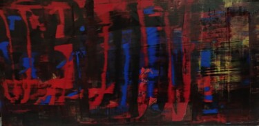 Painting titled "Modern" by Laetitia Houiche, Original Artwork, Acrylic