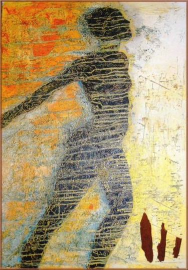 Painting titled "GRADIVA/GRAVIDA 8" by Jakapiax, Original Artwork