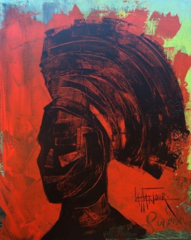 Peinture intitulée "graine d'afrique1" par Francoise Laffanour, Œuvre d'art originale