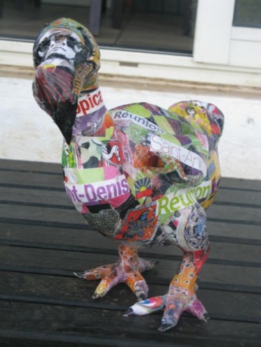 Sculpture intitulée "dodo magazine" par Francoise Laffanour, Œuvre d'art originale