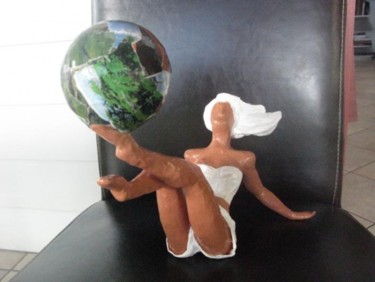 Sculpture intitulée "doudou ballon" par Francoise Laffanour, Œuvre d'art originale
