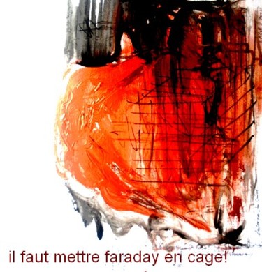 Peinture intitulée "faraday" par Lagell, Œuvre d'art originale, Huile