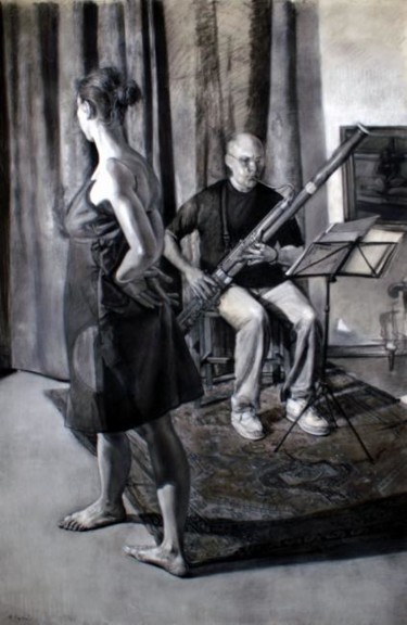 Pittura intitolato "Passo di Danza" da Antonio Laglia, Opera d'arte originale