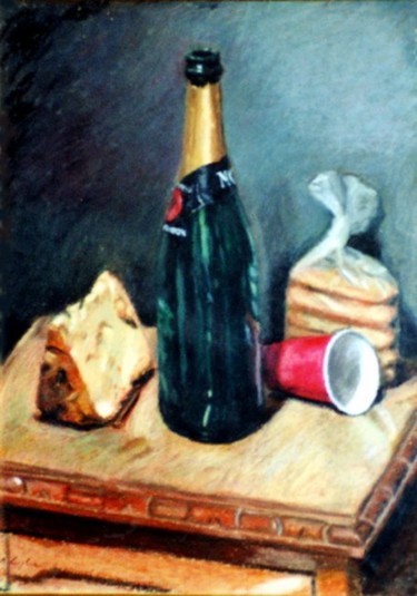 Pittura intitolato "Champagne" da Antonio Laglia, Opera d'arte originale, Olio