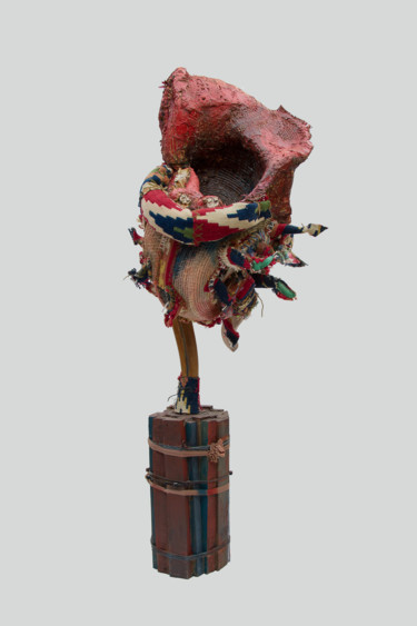 Sculpture titled ""Sapucay"" by Lagloria, Original Artwork, Mixed Media