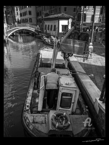 Fotografia zatytułowany „Venise 10” autorstwa Robin Pierrestiger, Oryginalna praca, Fotografia cyfrowa Zamontowany na Alumin…