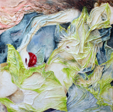 Картина под названием "Le double sens" - Natalia Laletina, Подлинное произведение искусства, Масло