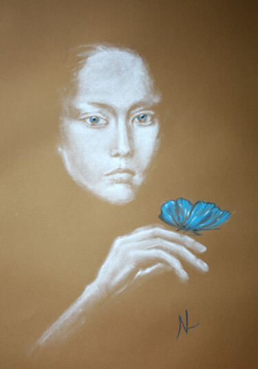 Картина под названием ""À la recherche de…" - Natalia Laletina, Подлинное произведение искусства, Пастель