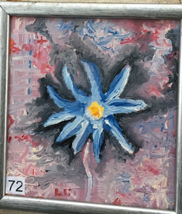 Painting titled "Floare de colt" by Lali, Original Artwork
