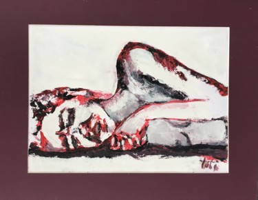 Painting titled "Pain" by Lali, Original Artwork