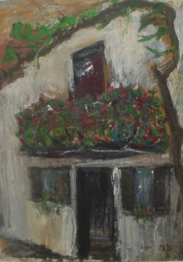 Painting titled "front" by Lali, Original Artwork, Oil