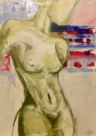 Peinture intitulée "nud3" par Lali, Œuvre d'art originale, Huile