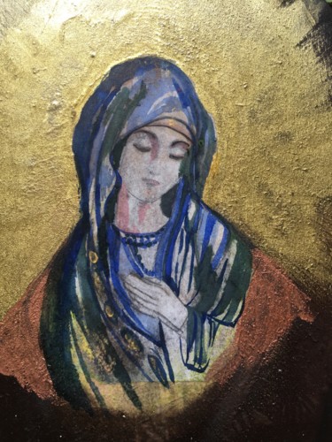 Painting titled "Mary" by Lali, Original Artwork, Acrylic