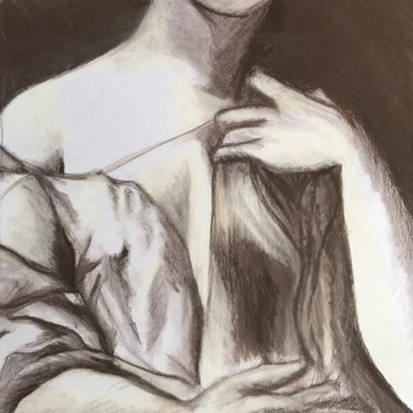 Drawing titled "Quietud - Stillness" by Laura Velásquez, Original Artwork, Pencil