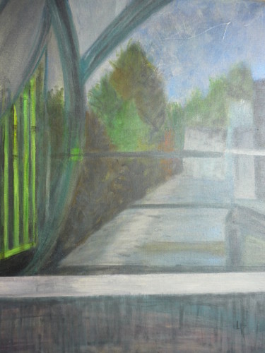 Картина под названием "Le passage 1" - Martine Lallement, Подлинное произведение искусства, Акрил Установлен на Деревянная р…