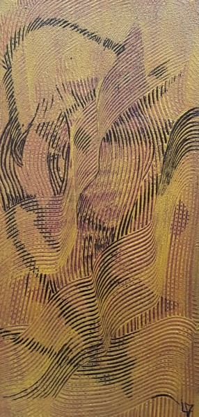 Peinture intitulée "Confinement 4" par Martine Lallement, Œuvre d'art originale, Acrylique Monté sur Châssis en bois