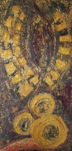 Peinture intitulée "La part des anges 2" par Martine Lallement, Œuvre d'art originale, Acrylique Monté sur Châssis en bois