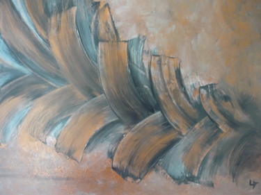 Peinture intitulée "Enchainement" par Lallement Martine, Œuvre d'art originale, Acrylique Monté sur Châssis en bois