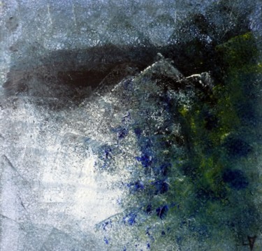 제목이 "Impression"인 미술작품 Martine Lallement로, 원작, 아크릴 나무 들것 프레임에 장착됨