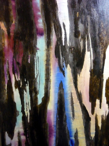 Картина под названием "Turn over" - Martine Lallement, Подлинное произведение искусства, Акрил Установлен на Деревянная рама…
