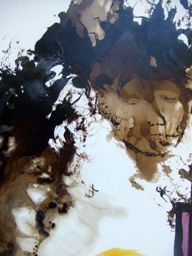 Peinture intitulée "fille et mere" par Danielle Lamaison, Œuvre d'art originale, Acrylique