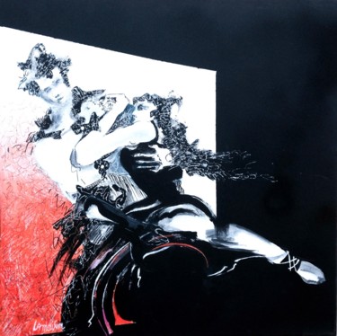 Pintura titulada "danse-1." por Danielle Lamaison, Obra de arte original, Acrílico