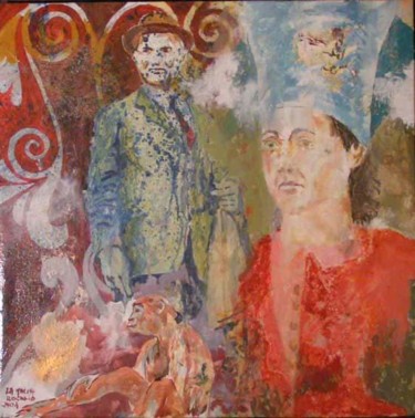 Peinture intitulée "Un dimanche avec Pi…" par Rosario La Malfa, Œuvre d'art originale, Autre