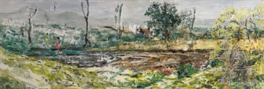 Scorched earth Painting titled "Scorched earth" by Lambert Oostrum, Original Art, Oil