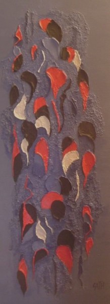 Peinture intitulée "L'attape-coeurs" par La Miss Cath, Œuvre d'art originale, Autre