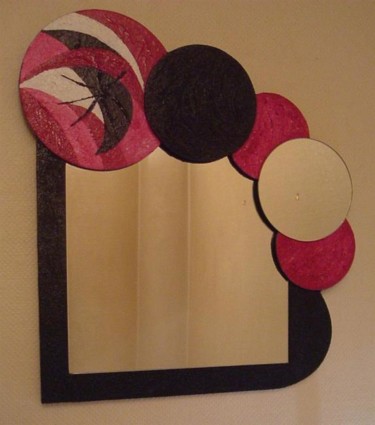 Peinture intitulée "parapluie rose" par La Miss Cath, Œuvre d'art originale
