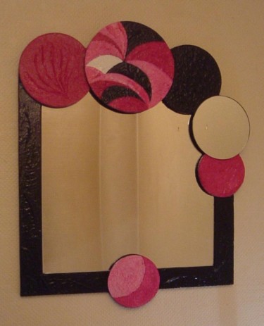 Peinture intitulée "câlins roses" par La Miss Cath, Œuvre d'art originale