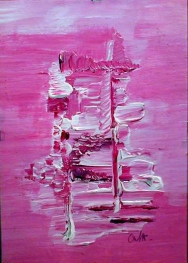 Peinture intitulée "Cité rose" par La Miss Cath, Œuvre d'art originale