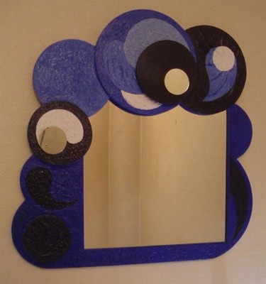 Peinture intitulée "Rapsody in blue" par La Miss Cath, Œuvre d'art originale