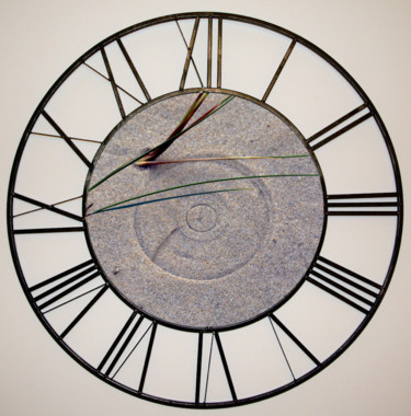 Installation titled "Horloge des sables…" by Régis, Original Artwork, Installation Art