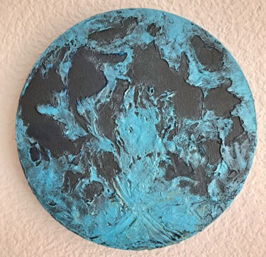 제목이 "Луна"인 미술작품 Lamp May로, 원작, 아크릴 나무 들것 프레임에 장착됨