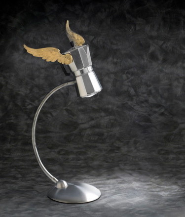 Design intitulée "MOKA Light" par Lampons, Œuvre d'art originale, Meuble