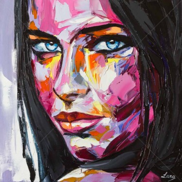 Картина под названием "Mixed up" - Lana Frey, Подлинное произведение искусства, Масло