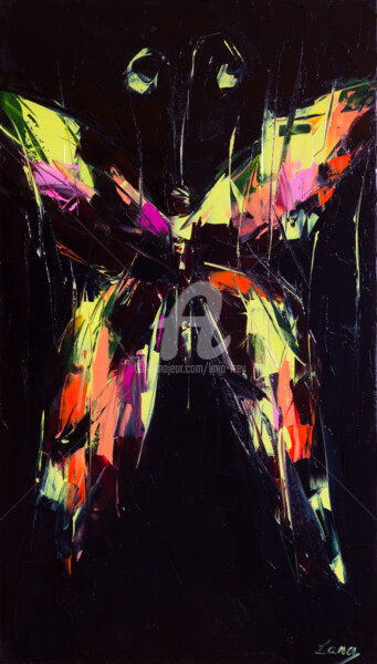 Картина под названием "Chasing the Sun" - Lana Frey, Подлинное произведение искусства, Масло