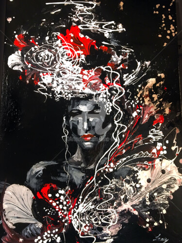 Pittura intitolato "Soulbreak" da Lana Frey, Opera d'arte originale, Acrilico