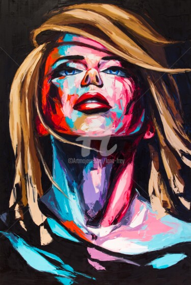 Картина под названием "My life" - Lana Frey, Подлинное произведение искусства, Масло